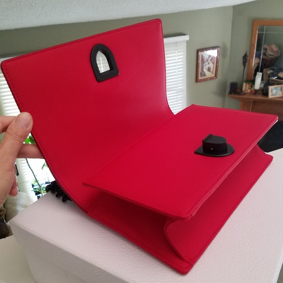 New Diorama ultra matte calfskin 2018 red  bag - Picture 4 of 8